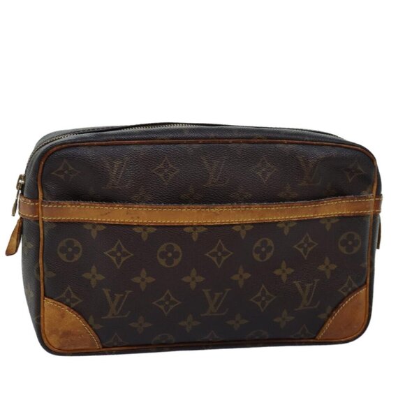 LOUIS VUITTON Monogram Compiegne 28 Clutch Bag - Picture 1 of 15
